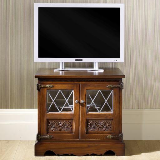 2440 TV Video Cabinet - Old Charm Furniture - Wood Bros