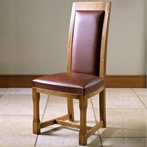 Chatsworth Dining Chair (Leather) CT2899 - Old Charm Furniture