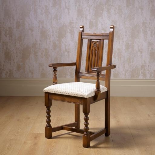 2287 Dining Armchair - Old Charm Furniture - Wood Bros