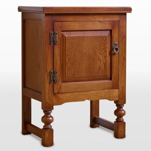 2981 Single Door Pedestal - Old Charm Furniture - Wood Bros