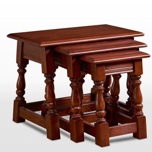 1494 Nest of Tables - Old Charm Furniture - Wood Bros