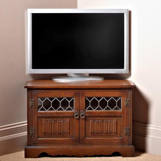 2264 Corner TV/Video Cabinet - Old Charm Furniture - Wood Bros