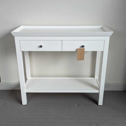 Neptune Aldwych console Table in Snow - Neptune Sale - Ex-Display Furniture Clearance