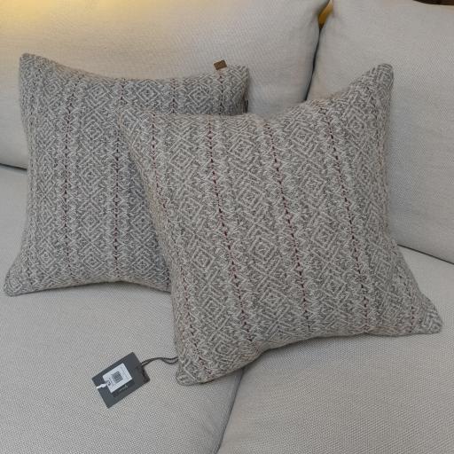 Auburn in Grey (pair 2) - Neptune Scatter Cushions Sale - Ex-Display Neptune Clearance