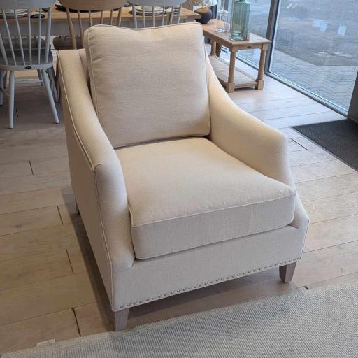 Neptune Eva Armchair in Pale Oat Showroom Clearance - Neptune Furniture