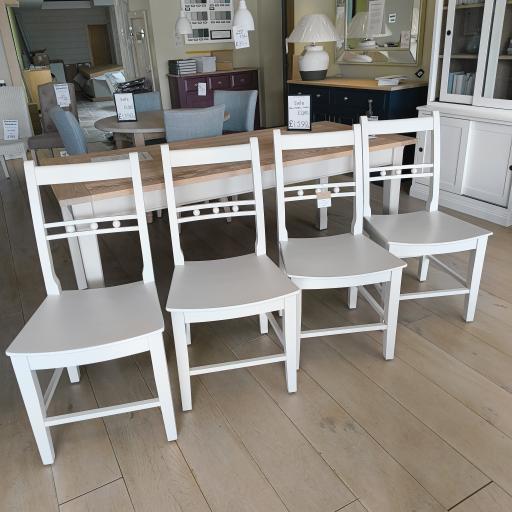 Set of 4 Suffolk Dining Chairs in Shell - Neptune Clearance