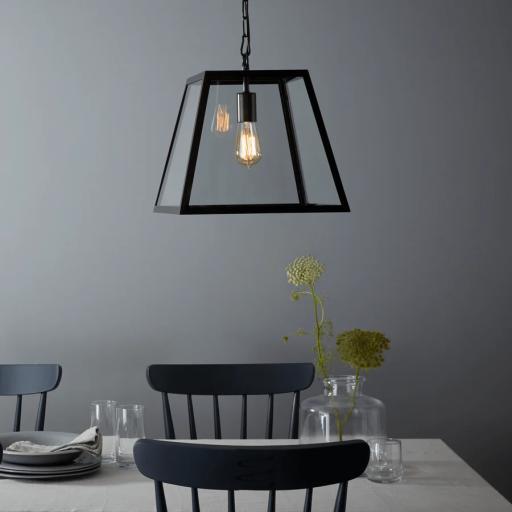Browning Small Lantern Pendant in Black Bronze- Neptune Home